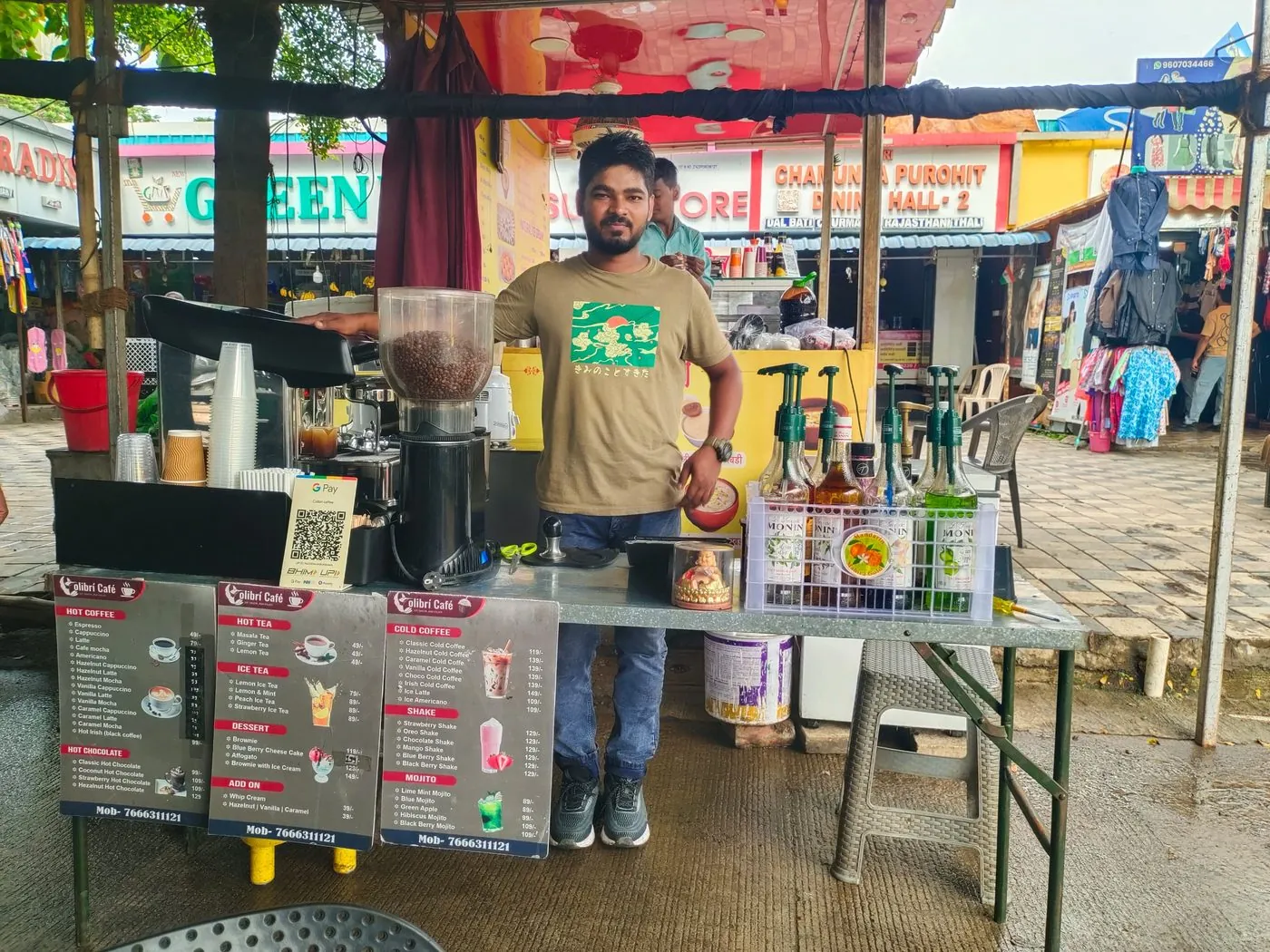The first mobile coffee setup on the road
